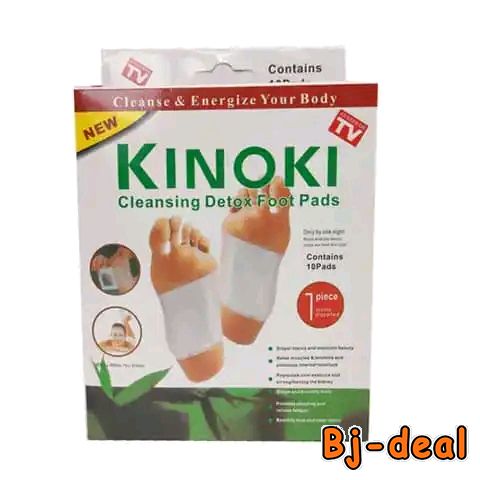 Patchs Détox Kinoki – Nettoyage Naturel du Corps par les Pieds (Boîte de 10)
