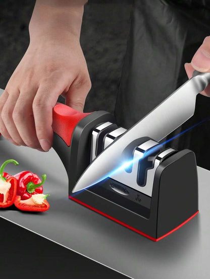 Aiguiseur de Couteaux 3 en 1 – Tranchant Rapide & Professionnel