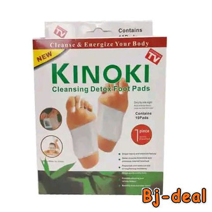 Patchs Détox Kinoki – Nettoyage Naturel du Corps par les Pieds (Boîte de 10)